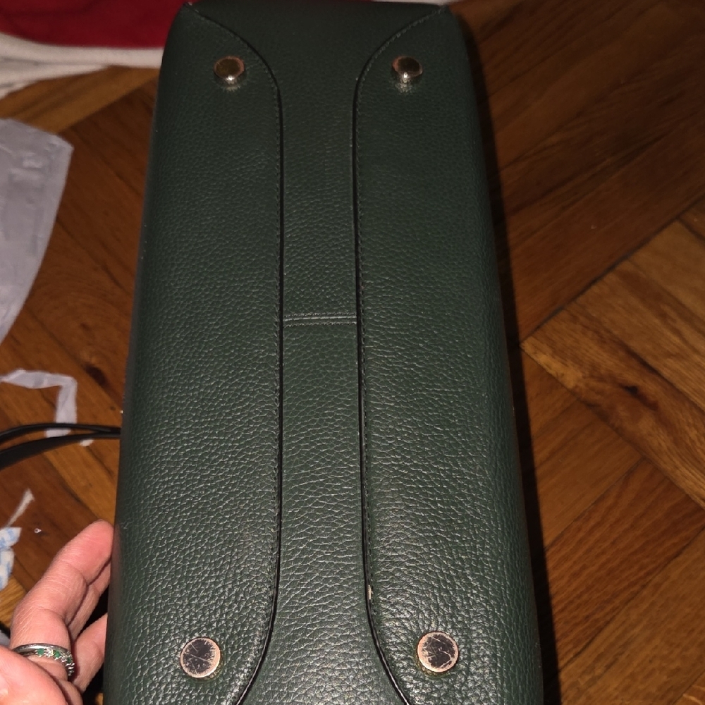 Kate Spade Forest Green Leather Handbag - Picture 8 of 17